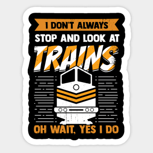 Train Railroad Locomotive Driver Operator Gift Sticker